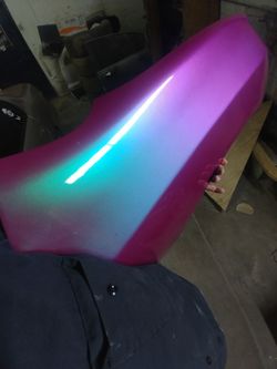 Custom mixed auto paint specializing in chameleon finishes