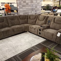3pc Power Reclining Sectional 