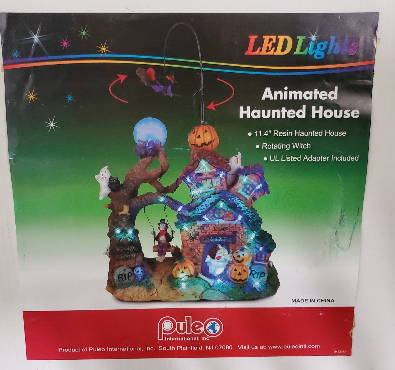 Animated LED Haunted House in Box