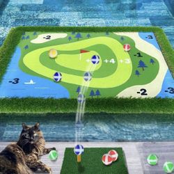Floating Golf Green for Pool Practice Mat Game for Up to 4 Players New, Open Box