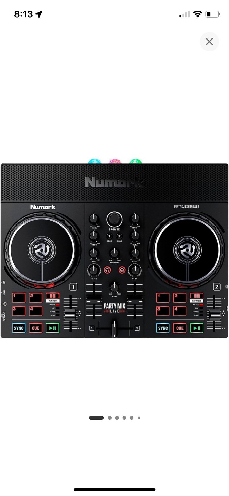 Numark Party Mix Live DJ Board