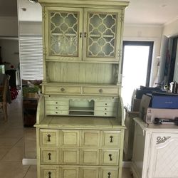 Jasper Cabinet Green Drop Secretary Desk 