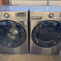 Nice LG HE Washer Electric Dryer set. Would DELIVER