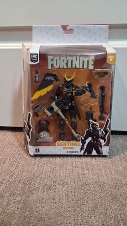 Complete Fortnite Legendary Series Sentinel Dark 6" Figure 8 Pcs Jazwares