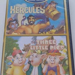 Dvd/2 movies/ Hercules/ 3 little oigd
