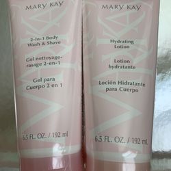 MK. 2-In-1 Body Wash & Shave. Hydrating Lotion 