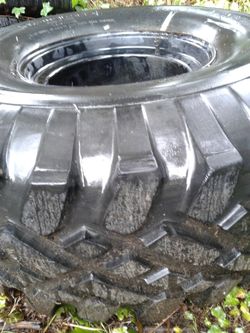 4 5 lug 17/40 16.5 Gumbo Monster Mudder tires and rims