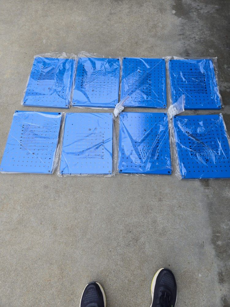 Steel Pegboard Blue New In Box