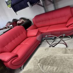 2pc Living Room Set ❤️ Red Color 