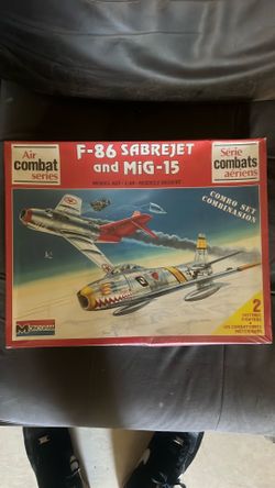 MONOGRAM 1/48 F-86 Sabrejet and MiG-15 combo set brand new in box sealed