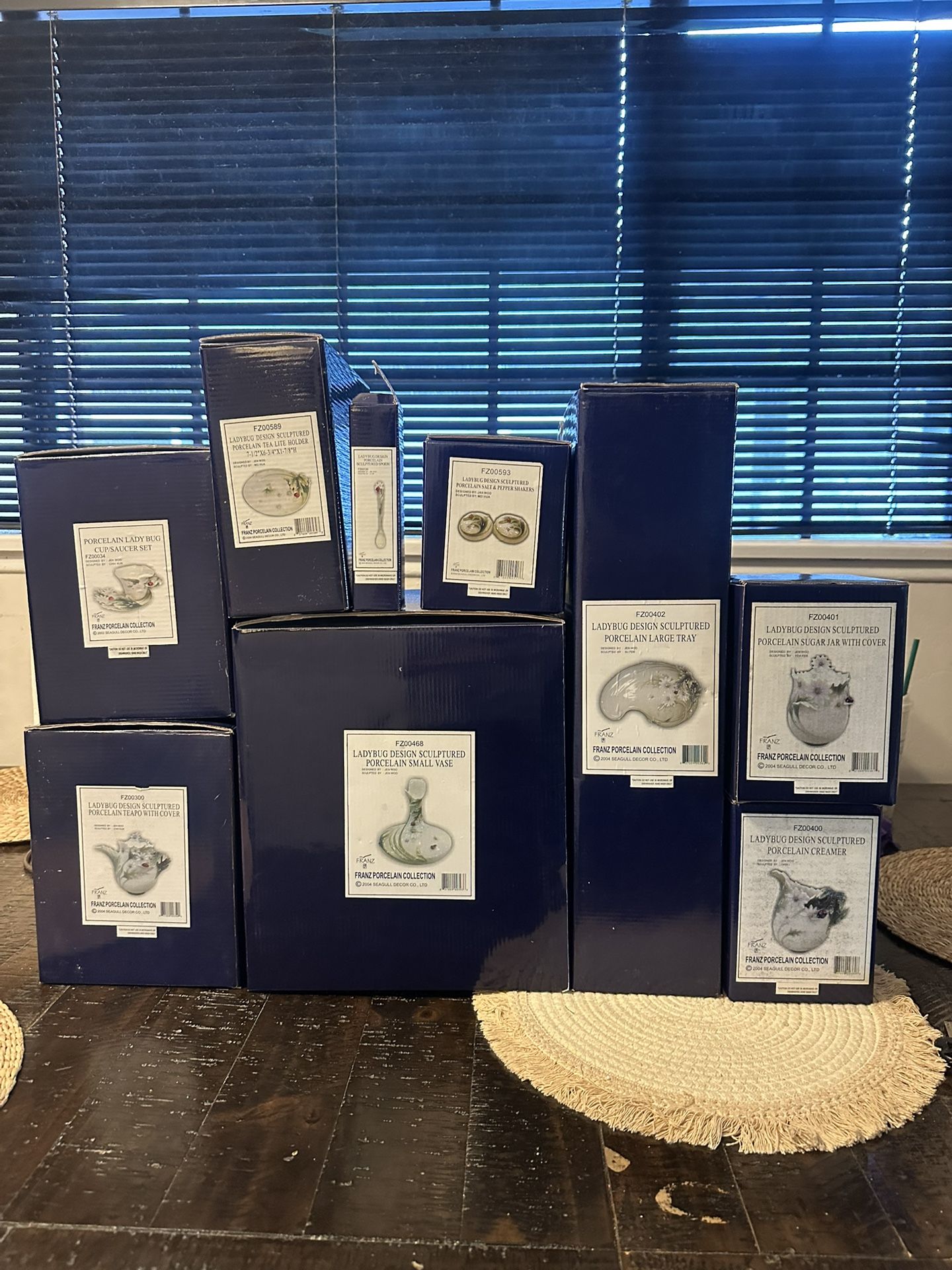 Franz Porcelain Ladybug New in Box - Retired 