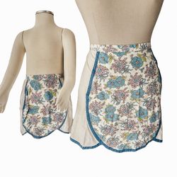 Vintage Cotton Adult Floral Aprons 50’s MCM Kitchen LOTS OF STYLES MCM