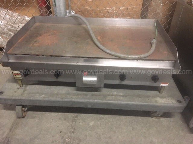 Wolf commercial 48 in stainless steel electric griddle