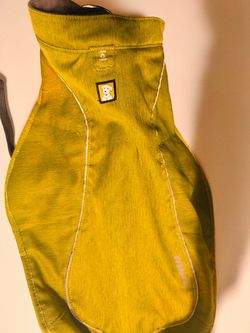 Ruffwear Dog Jacket Coat Yellow Green