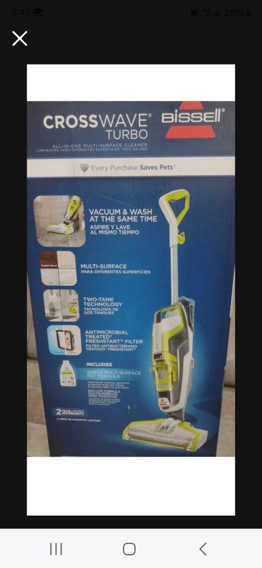 Bissell Crosswave New In Box