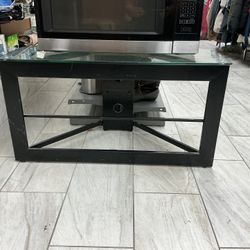 Clear TV Stand