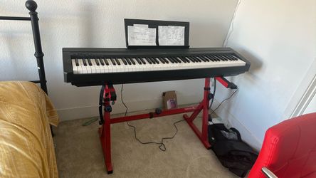 Yamaha p-45 digital piano and stand (good as new)