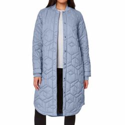 Mondetta New Women's Outdoor Project Recycled Quilted Down Parka Coat....size LARGE