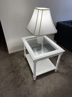End Table And Light
