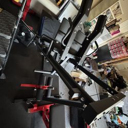 GARVEE 1200lb Leg Press Hack Squat Machine,3-in-1 Multifunctional Leg Machine