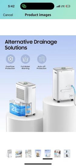 Blauwhal 31-Pint Dehumidifier – Covers up to 2500 Sq Ft w/ Drain Hose, Timer, & Auto Defrost