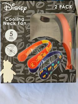 NWT Disney Winnie The Pooh Neck Cooling Fans —  2-Pack