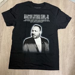New Martin Luther King Jr. Graphic T-Shirt - Black Size Medium
