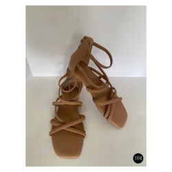 Women’s Tan Sandals (12W) — Unworn — $25