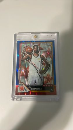 2025 Topps Chrome McDonald's All American AJ Dybantsa #7 Blue RayWave