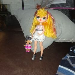 L.O.L  doll With Little Sister 