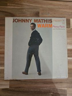 Columbia Johnny Mathis - Warm 12" Black Vinyl LP 33 RPM Pop Record CL 1078