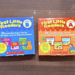 First Litter Readers Levels A & B.  50 Books. Scholastic