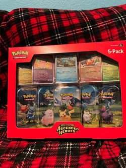 Pokemon Ascended Heroes 5-Pack Mini Tins