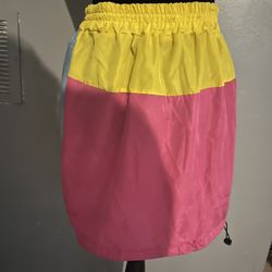 Very Pretty Pink Yellow And Blue Skirt 😍 Gorgeous For Spring And Summer Time