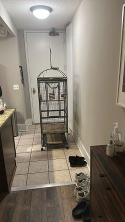 Bird cage with toys (52L X 22W)