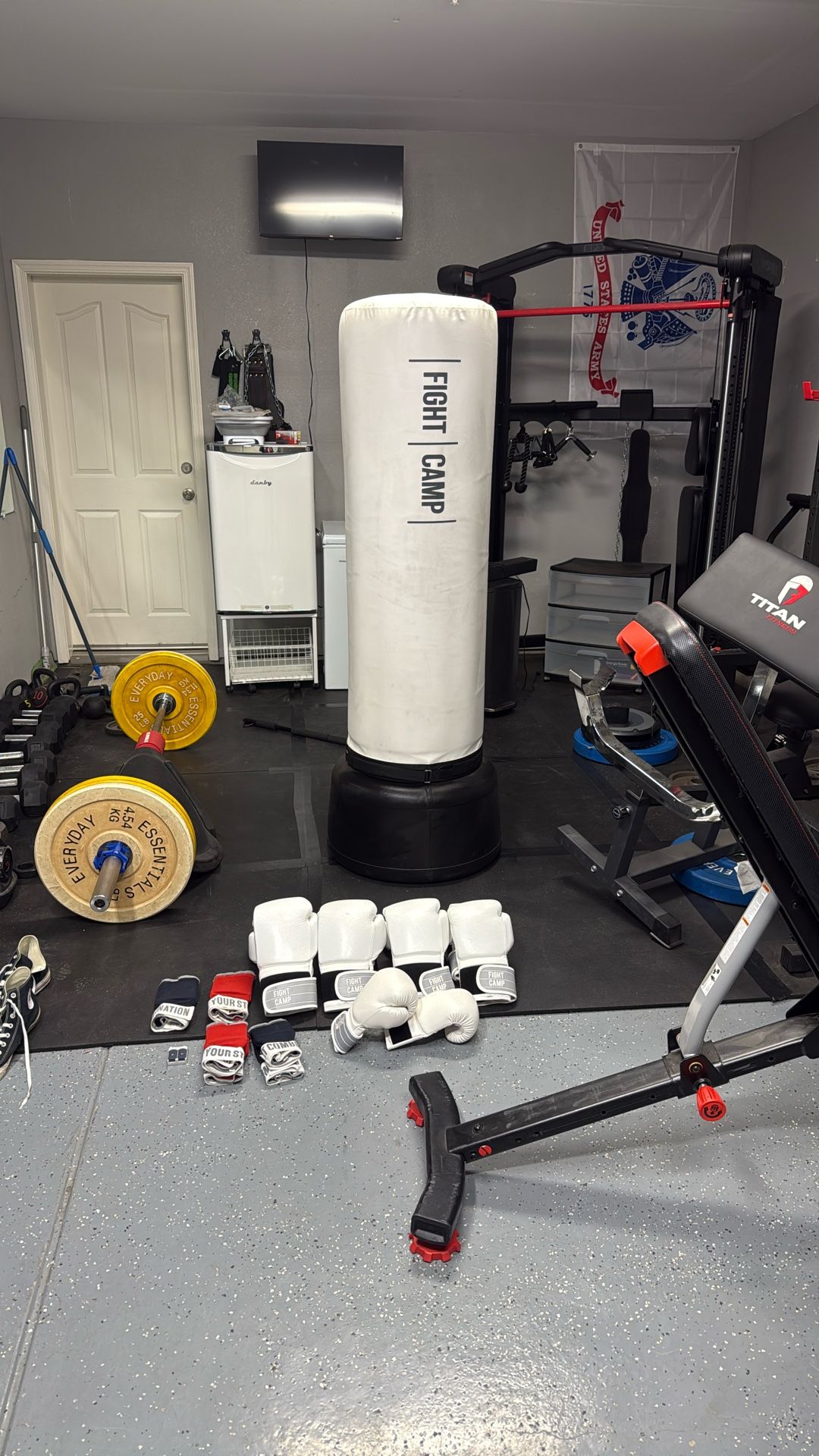 Fight Camp Boxing Bag And Gloves