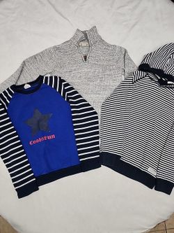 Toddler Boy's H&M L.O.G.G. & Sweater Lot Size 6/7 Coleful