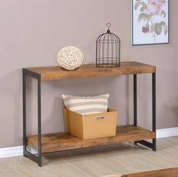 Sofa Table in Antique Nutmeg Finish ONLY $199- Lowest Prices Ever!
