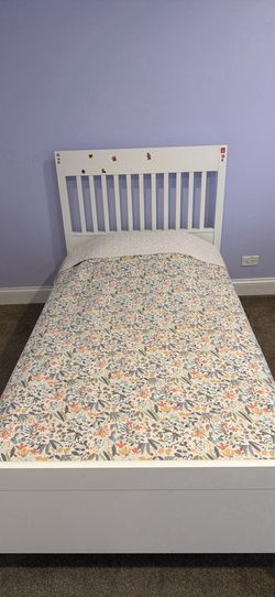 IDANÄS  Bed frame, white, Twin ikea