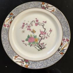 Lenox MING - BIRDS Black Stamp DINNER PLATES 10" set of Two