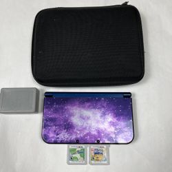 Nintendo New 3DS XL Galaxy Edition W/ Games 