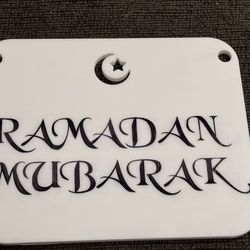Ramadan Mubarak sign