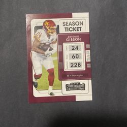 Antonio Gibson 2021 Contenders #99