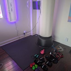 Complete home boxing setup with Fight Camp