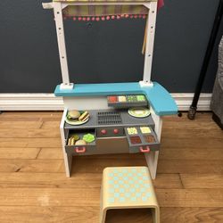 American Doll BBQ Stand 