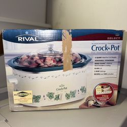 Vintage Rival Crock-Pot 6-Quart Oval Slow Cooker