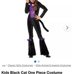 Kitty Girls Halloween Costume 