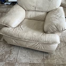 Free Genuine Leather Livingroom Chair