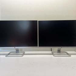 HP 24ea IPS Display- 23.8”, White Computer Monitors with built-in Audio