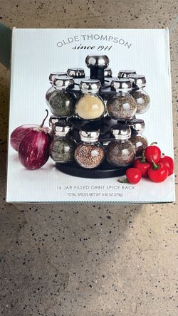 Spice jar rack